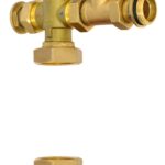 FERRO GM2F-WP Grupa mieszająca dwufunkcyjna z zaworem termostatycznym 3-drogowym, dla pompy 130 mm